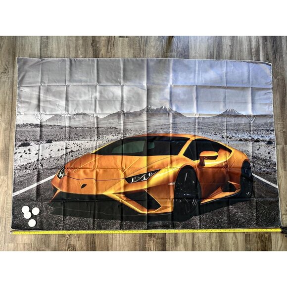 Lamborghini Tapestry for bedroom, dorm, or party decor. Ships fast! - Picture 1 of 10